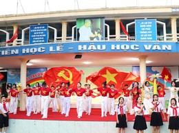 Thiếu nhi phường Kiến Hưng sôi nổi tham dự Hội thi “85 mùa hoa - Tự hào trang sử Đội ta”