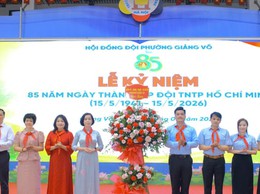 Phường Giảng Võ: Nhiều đổi mới trong phương thức hoạt động Đội
