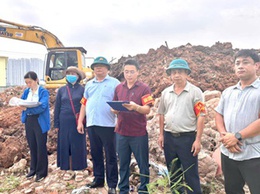 Hoài Đức tổ chức cưỡng chế thu hồi đất thực hiện dự án Khu đô thị mới Kim Chung - Di Trạch