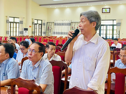 Hội nghị lấy ý kiến cộng đồng dân cư về quy hoạch khu tái định cư phục vụ dự án đường Tây Thăng Long