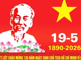 Kỷ niệm 136 năm ngày sinh Chủ tịch Hồ Chí Minh (19/5/1890 - 19/5/2026) và 115 năm Ngày Bác Hồ ra đi tìm đường cứu nước (05/6/1911 - 05/6/2026): Nhớ về Bác - Lãnh tụ vĩ đại của dân tộc Việt Nam!