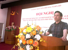 UBND PHƯỜNG NGHĨA ĐÔ TRIỂN KHAI ĐỢT CAO ĐIỂM KIỂM TRA, XỬ LÝ VI PHẠM TRẬT TỰ ĐÔ THỊ NĂM 2026