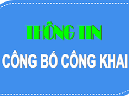 Thông tin công khai