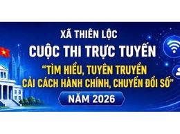 Xã Thiên Lộc tổ chức Cuộc thi trực tuyến “Tìm hiểu, tuyên truyền cải cách hành chính, chuyển đổi số” năm 2026