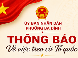 THÔNG BÁO: TREO CỜ TỔ QUỐC NHÂN KỶ NIỆM 136 NĂM NGÀY SINH BÁC HỒ (19/5/1890 – 19/5/2026)