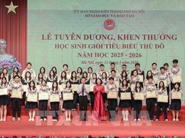 Xã Thường Tín vinh dự có 3 em học sinh được tuyên dương, khen thưởng học sinh giỏi tiêu biểu Thủ đô năm học 2025–2026