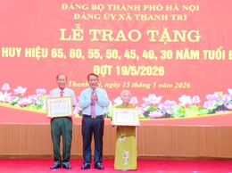 Tự hào truyền thống cách mạng của các đảng viên lão thành xã Thanh Trì