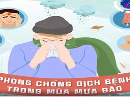 Tuyên truyền phòng chống dịch bệnh mùa mưa bão