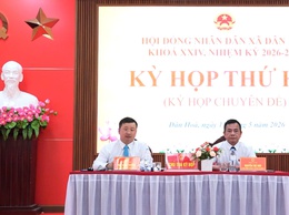 HĐND XÃ DÂN HÒA TỔ CHỨC KỲ HỌP CHUYÊN ĐỀ, THÔNG QUA 4 NGHỊ QUYẾT QUAN TRỌNG