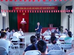 Phường Chương Mỹ vận động, đối thoại, tiếp thu ý kiến về phương án bồi thường, hỗ trợ, tái định cư dự án nâng cấp Quốc lộ 6 tại TDP Cao Sơn