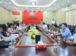 UBND xã Xuân Mai làm việc với Trường Đại học Nguyễn Trãi về công tác bảo tồn, phát huy giá trị di sản văn hóa gắn với hệ sinh thái du lịch trên địa bàn