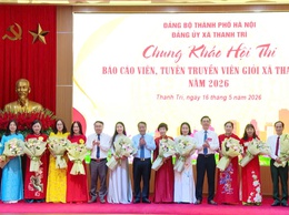 Chung khảo Báo cáo viên, tuyên truyền viên giỏi xã Thanh Trì năm 2026: Hội tụ trí tuệ, bản lĩnh, kỹ năng tuyên truyền miệng