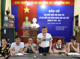Xã Chương Dương công khai thu hồi đất thực hiện Dự án Khu đô thị Thể thao Olympic tại thôn Vĩnh Lộc