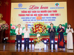 Tiếng hát dân ca Người cao tuổi Hà Nội 2026: Tôn vinh giá trị văn hóa truyền thống