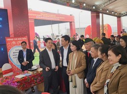 “Không gian số Nội Bài” – Điểm nhấn chuyển đổi số tại Không gian trưng bày Hội chợ hoa Xuân Đoàn viên xã Nội Bài