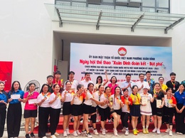 “Xuân Đỉnh đoàn kết – bứt phá”: Sôi nổi Ngày hội thể thao chào mừng Đại hội MTTQ Việt Nam