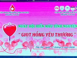 BCĐ vận động Hiến máu tình nguyện Phường Tây Hồ: Lan toả nghĩa cử cao đẹp vì cộng đồng