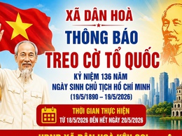 XÃ DÂN HOÀ THÔNG BÁO
