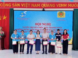 Hội LHPN xã Tiến Thắng tổ chức hội nghị  tuyên truyền mô hình thôn số năm 2026