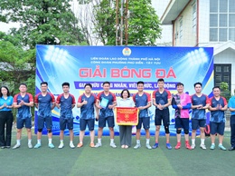 Giải Bóng đá giao hữu công nhân, viên chức, lao động phường Phú Diễn - Tây Tựu năm 2026