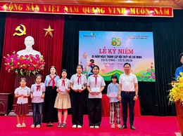Hội Đồng Đội xã Hồng Vân kỷ niệm 85 năm thành lập đội Thiếu niên Tiền phong Hồ Chí Minh 