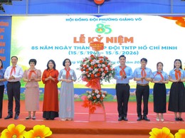 Hội đồng Đội phường Giảng Võ tổ chức kỷ niệm 85 năm Ngày thành lập Đội TNTP Hồ Chí Minh.