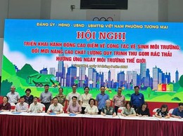 Phường Tương Mai: Nâng cao ý thức trách nhiệm bảo vệ môi trường từ những điều nhỏ nhất