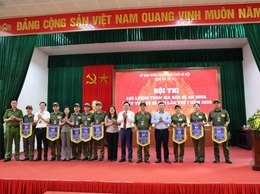 Tỏa sáng hình ảnh lực lượng bảo vệ ANTT cơ sở tại Hội thi Cụm số 11 – Thành phố Hà Nội