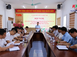 UBND xã Kiều Phú tổ chức Hội nghị triển khai, kiểm điểm tiến độ thanh thải đường dây đi nổi, cáp viễn thông trên địa bàn xã