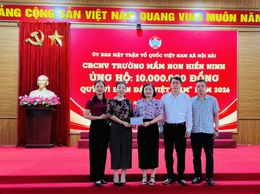 UB MTTQ VIỆT NAM XÃ NỘI BÀI TIẾP NHẬN TRÊN 376 TRIỆU ĐỒNG ỦNG HỘ QUỸ VÌ BIỂN ĐẢO VIỆT NAM NĂM 2026 