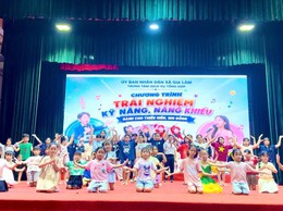 Xã Gia Lâm tổ chức chương trình trải nghiệm kỹ năng, năng khiếu cho học sinh năm 2026