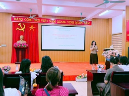 Trạm y tế phường Kiến Hưng tập huấn ATTP bếp ăn bán trú