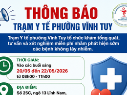 TỔ CHỨC KHÁM, TƯ VẤN VÀ PHỤC HỒI CHỨC NĂNG DỰA VÀO CỘNG ĐỒNG CHO NGƯỜI KHUYẾT TẬT HOÀN TOÀN MIỄN PHÍ