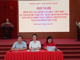 Đề nghị Chủ tịch UBND thành phố khen thưởng 