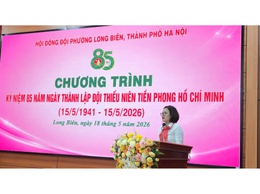 Phường Long Biên sôi nổi các hoạt động kỷ niệm 85 năm ngày thành lập Đội TNTP Hồ Chí Minh