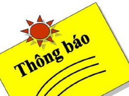Thông báo về việc Niêm yết công khai dự thảo phương án chi tiết bồi thường, hỗ trợ và tái định cư