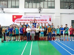 Sôi nổi Giải bóng bàn truyền thống xã Thiên Lộc năm 2026