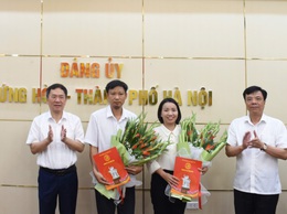 ĐẢNG ỦY XÃ ỨNG HÒA CÔNG BỐ QUYẾT ĐỊNH KIỆN TOÀN NHÂN SỰ ỦY BAN KIỂM TRA ĐẢNG ỦY