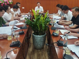 Xã Kim Anh tổ chức họp triển khai phương án cưỡng chế công trình vi phạm trên địa bàn.