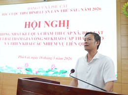 Phú Cát thống nhất kết quả chấm thi cấp xã cuộc thi Chính luận lần thứ Sáu năm 2026