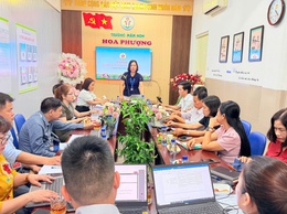 Hội đồng nhân dân phường Long Biên giám sát công tác giáo dục năm học 2025 - 2026 tại trường Mầm non Hoa Phượng