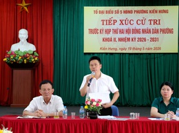 Đối thoại tiếp xúc cử tri Tổ đại biểu số 5 