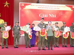 Công an xã Chuyên Mỹ đạt giải Nhì hội thi “Lực lượng tham gia bảo vệ an ninh, trật tự ở cơ sở giỏi” Cụm thi số 10 thành phố Hà Nội lần thứ I năm 2026
