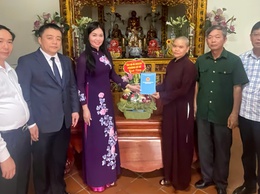 Phường Bồ Đề tổ chức thăm, chúc mừng Đại lễ Phật đản Phật lịch 2570 - Dương lịch 2026