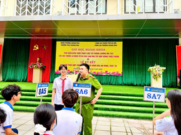 Công an phường Hoàng Mai tuyên truyền phòng, chống ma túy trong học đường
