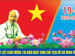Kỷ niệm 136 năm ngày sinh Chủ tịch Hồ Chí Minh (19/5/1890 - 19/5/2026) và 115 năm Ngày Bác Hồ ra đi tìm đường cứu nước (05/6/1911 - 05/6/2026): Nhớ về Bác - Lãnh tụ vĩ đại của dân tộc Việt Nam!