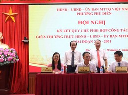 Tăng cường phối hợp giải quyết 5 vấn đề trọng tâm của phường Phú Diễn