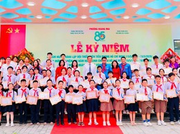 Phường Hoàng Mai giáo dục thế hệ trẻ từ những hoạt động Đội thiết thực