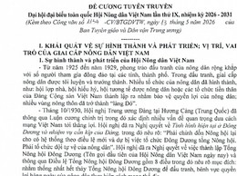 ĐỀ CƯƠNG TUYÊN TRUYỀN 