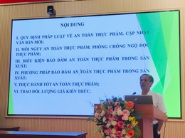NGỌC HỒI ĐẨY MẠNH TUYÊN TRUYỀN, NÂNG CAO NHẬN THỨC VỀ AN TOÀN THỰC PHẨM TRONG CỘNG ĐỒNG